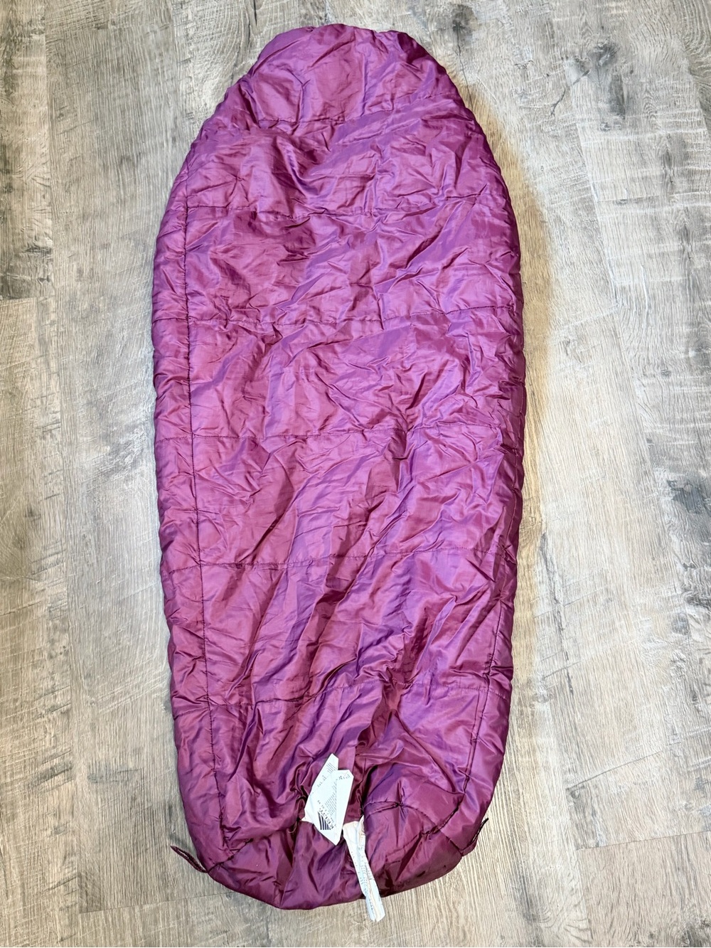 Kelty Woobie +30°F Short Kids Sleeping Bag Purple Pink, 2 zippers + stuff sack - Picture 2 of 15